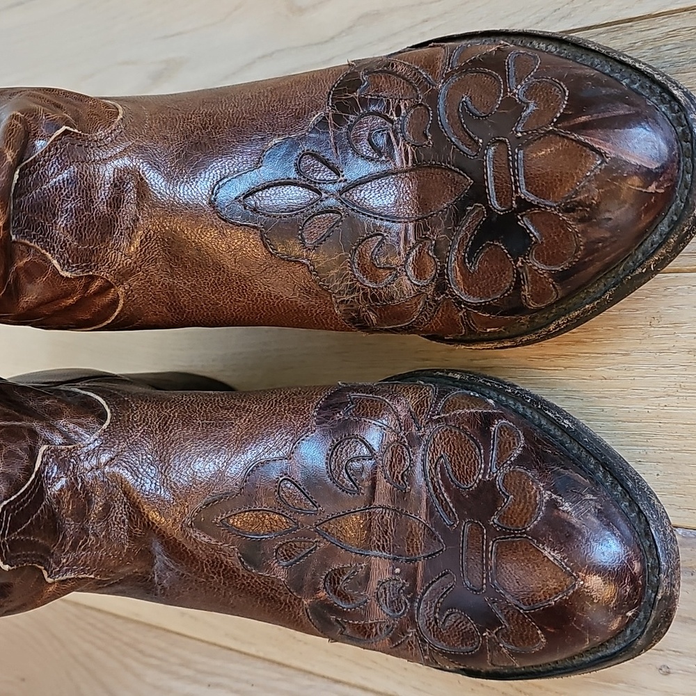 Women's Johnny Ringo Puma Brown 15" Boots JRS806-14 Womens 8.5 - Picture 8 of 15